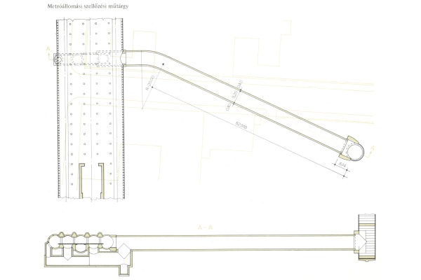 metróállomási szellőzési műtárgy, bélyegkép