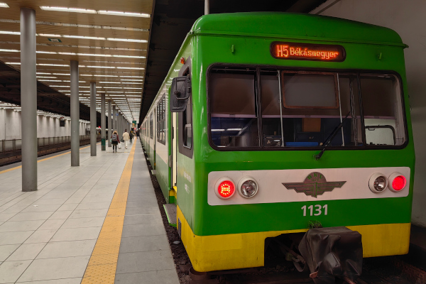 Budapest, Batthyány tér, HÉV állomás, bélyegkép