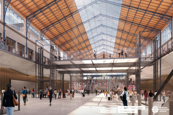 Budapest, Kelenföld-Nyugati közötti vasúti alagút, látványterv, bélyegkép