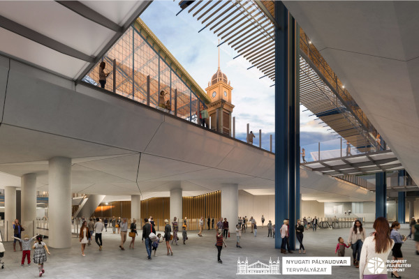 Budapest, Kelenföld-Nyugati közötti vasúti alagút, látványterv, bélyegkép