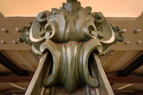 Budapest, M1 metró, Hősök tere, bélyegkép