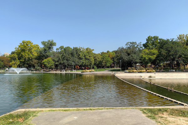 Budapest, M1 metró, Városligeti-tó, alagút, bélyegkép