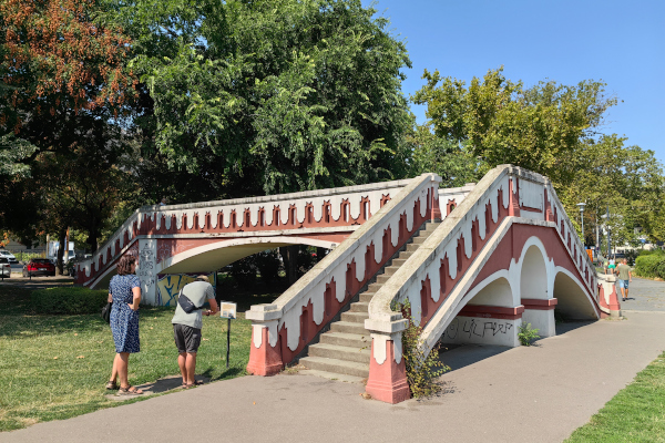 Budapest, M1 metró, Wünsch híd, bélyegkép