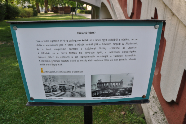 Budapest, M1 metró, Wünsch híd, bélyegkép