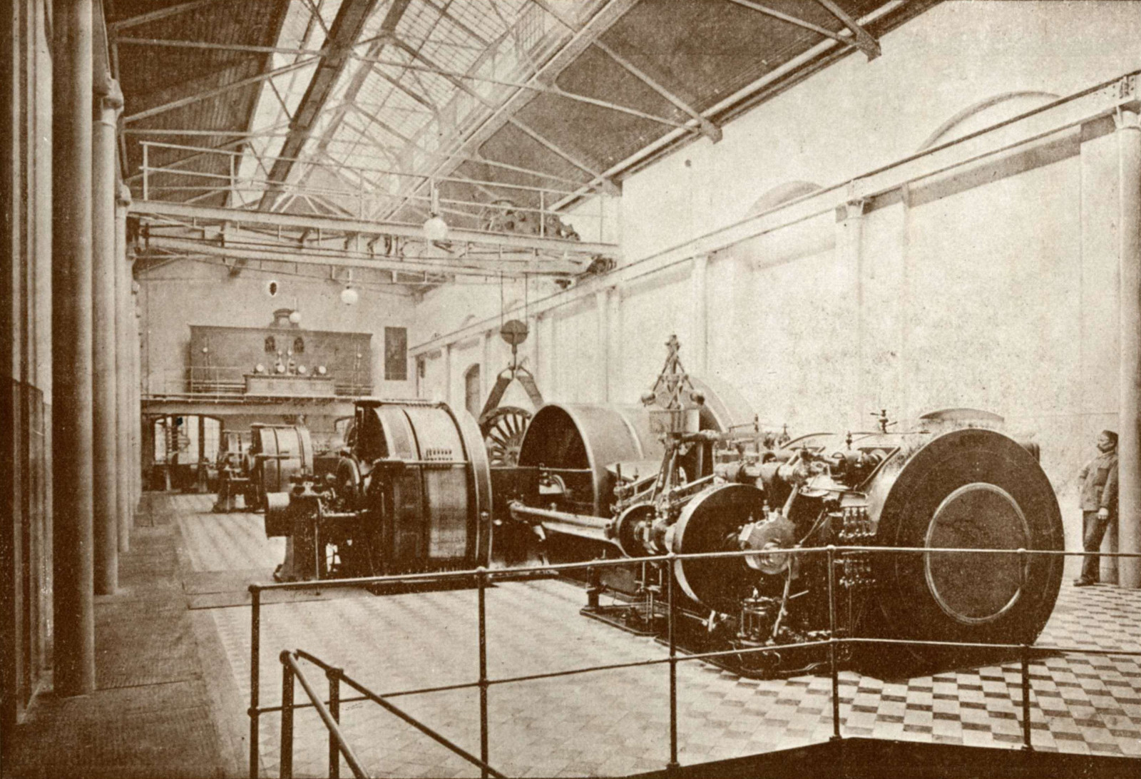 Budapest, M1 metró, MFAV, Kertész utcai áramfejlesztő telephely, gépház