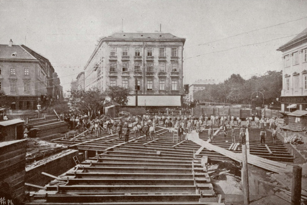 Budapest, M1 metró, vonalkorrekció, bélyegkép