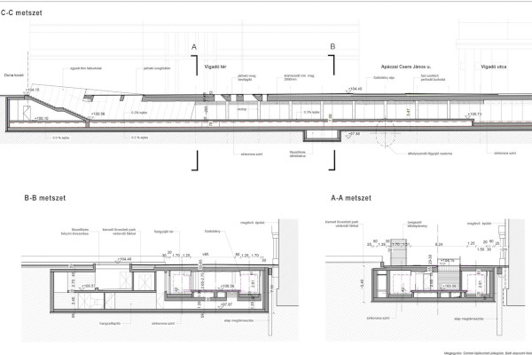 Budapest, M1 metró, Vígadó tér, bélyegkép