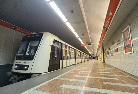 Budapest, M2 metró, Széll Kálmán tér, bélyegkép
