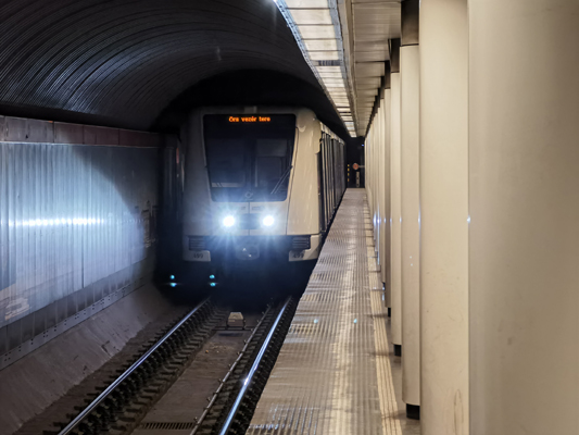 Budapest, M2 metró, Batthyány tér, bélyegkép