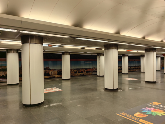 Budapest, M2 metró, Batthyány tér, bélyegkép