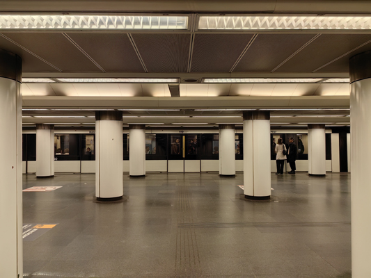 Budapest, M2 metró, Batthyány tér, bélyegkép