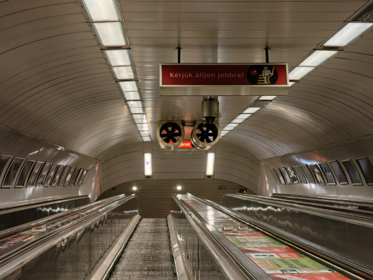 Budapest, M2 metró, Batthyány tér, bélyegkép