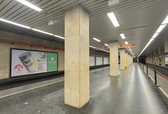 Budapest, M2 metró, Puskás Ferenc stadion, bélyegkép