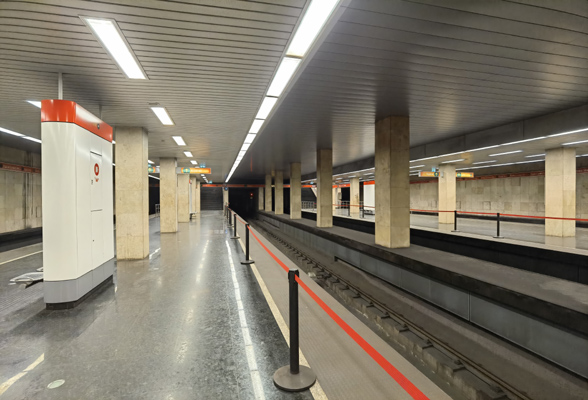 Budapest, M2 metró, Puskás Ferenc stadion, bélyegkép