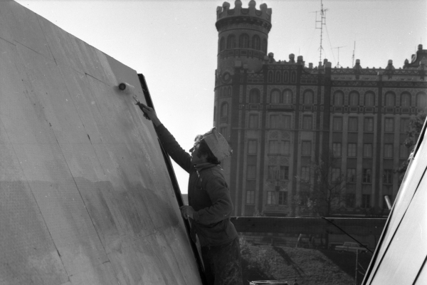 Budapest, M2 metró, építés, bélyegkép