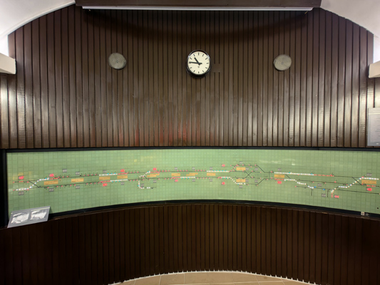 Budapest, M2 metró, Metró Kiállítóterem, bélyegkép