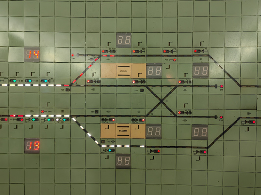Budapest, M2 metró, Metró Kiállítóterem, bélyegkép