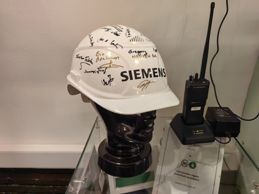 Budapest, M2 metró, Metró Kiállítóterem, bélyegkép