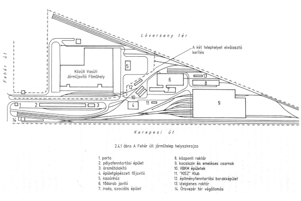 Budapest, M2 metró, Fehér út, járműtelep, aluljáró, bélyegkép