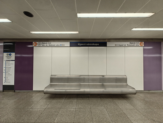 Budapest, M3 metró, Újpest-városkapu, bélyegkép