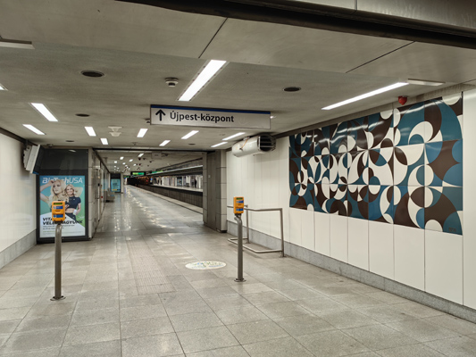 Budapest, M3 metró, Újpest-városkapu, bélyegkép