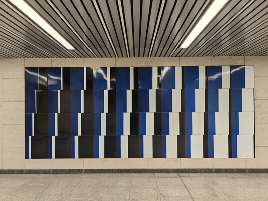 Budapest, M3 metró, Gyöngyösi utca, bélyegkép