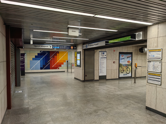 Budapest, M3 metró, Gyöngyösi utca, bélyegkép