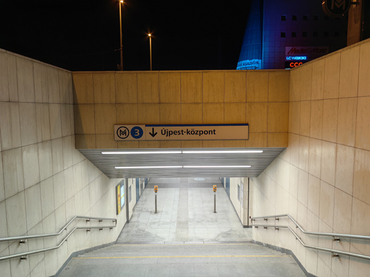 Budapest, M3 metró, Gyöngyösi utca, bélyegkép