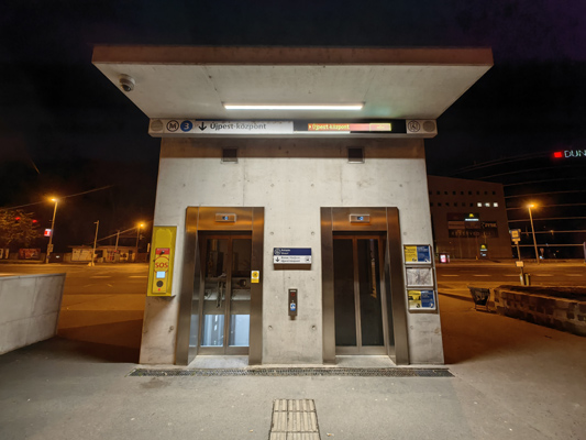 Budapest, M3 metró, Gyöngyösi utca, bélyegkép