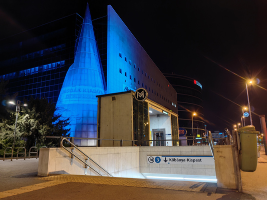 Budapest, M3 metró, Gyöngyösi utca, bélyegkép