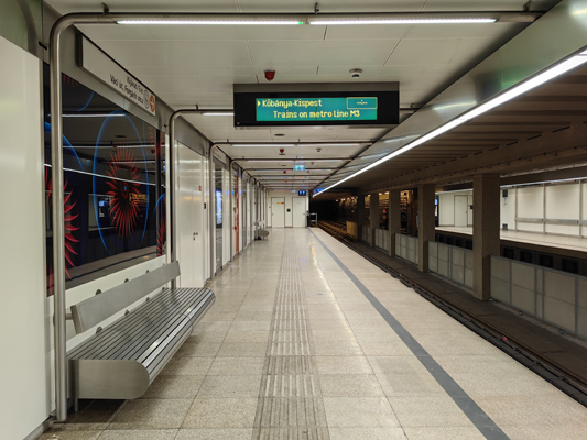Budapest, M3 metró, Forgách utca, bélyegkép