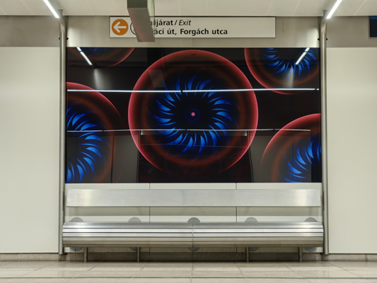 Budapest, M3 metró, Forgách utca, bélyegkép