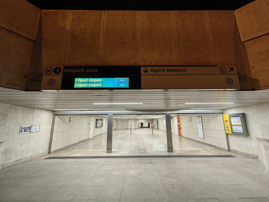 Budapest, M3 metró, Forgách utca, bélyegkép