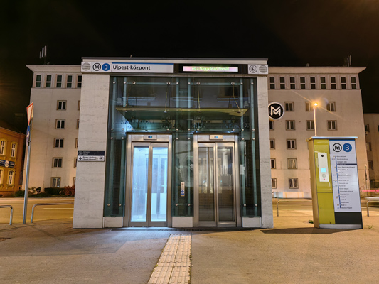 Budapest, M3 metró, Forgách utca, bélyegkép