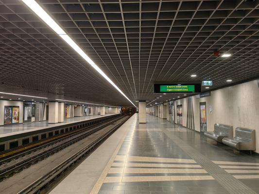 Budapest, M3 metró, Göncz Árpád városközpont, bélyegkép