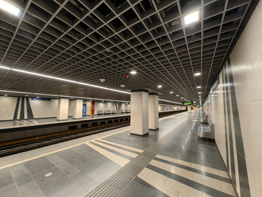 Budapest, M3 metró, Göncz Árpád városközpont, bélyegkép