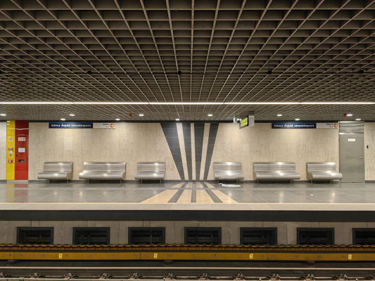 Budapest, M3 metró, Göncz Árpád városközpont, bélyegkép