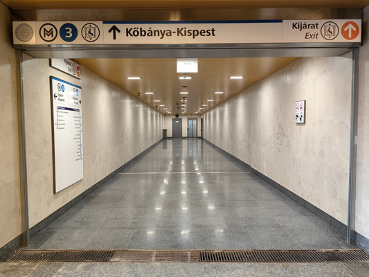 Budapest, M3 metró, Dózsa György út, bélyegkép