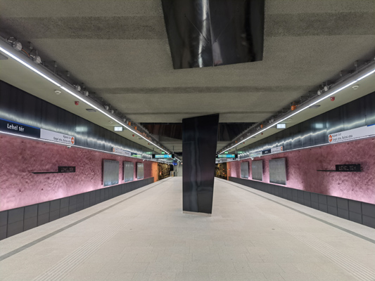 Budapest, M3 metró, Lehel tér, bélyegkép
