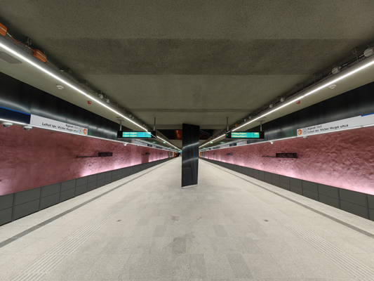 Budapest, M3 metró, Lehel tér, bélyegkép