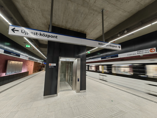 Budapest, M3 metró, Lehel tér, bélyegkép