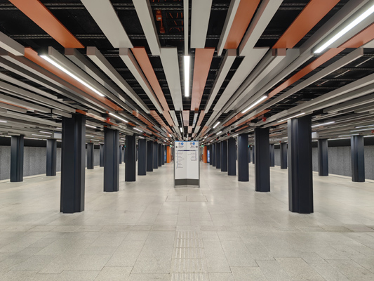 Budapest, M3 metró, Nyugati pályaudvar, bélyegkép
