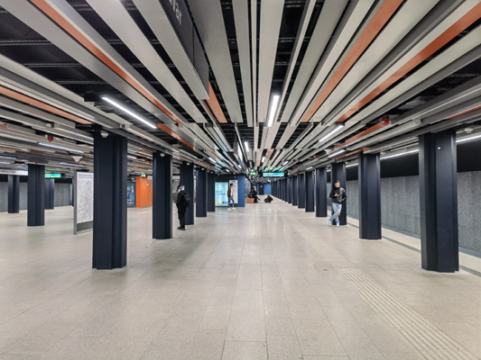 Budapest, M3 metró, Nyugati pályaudvar, bélyegkép