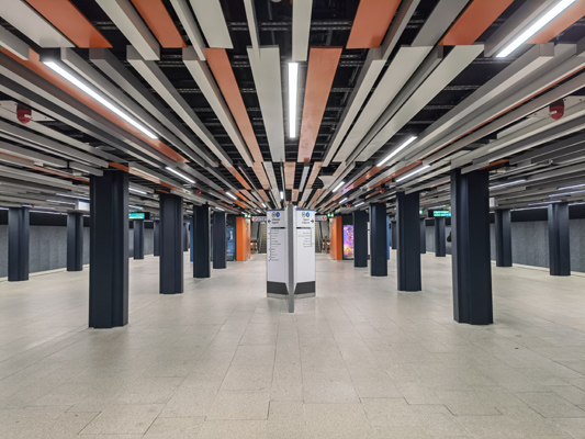 Budapest, M3 metró, Nyugati pályaudvar, bélyegkép