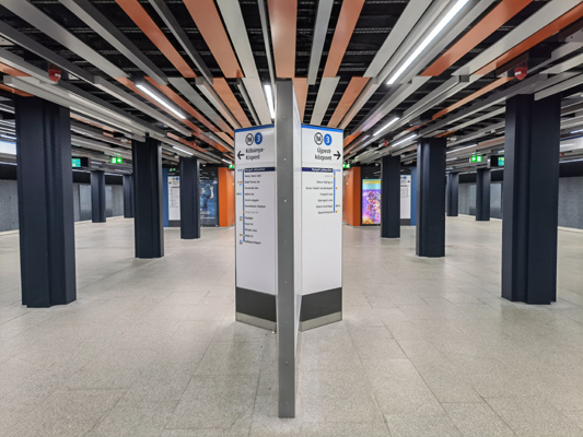 Budapest, M3 metró, Nyugati pályaudvar, bélyegkép