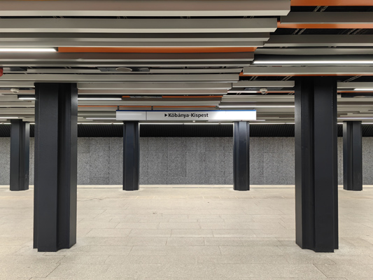 Budapest, M3 metró, Nyugati pályaudvar, bélyegkép