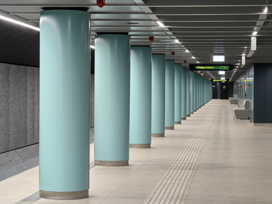 Budapest, M3 metró, Arany János utca, bélyegkép