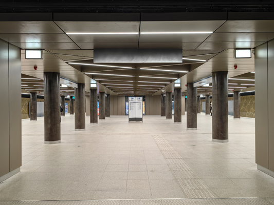 Budapest, M3 metró, Ferenciek tere, bélyegkép