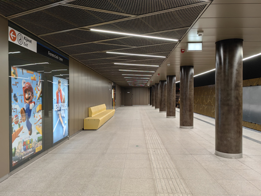 Budapest, M3 metró, Ferenciek tere, bélyegkép