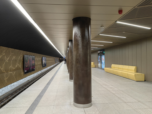 Budapest, M3 metró, Ferenciek tere, bélyegkép